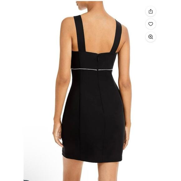 Aqua Womens Rhinestone Mini Cocktail and Party Dress size 4 NWT - Picture 2 of 9